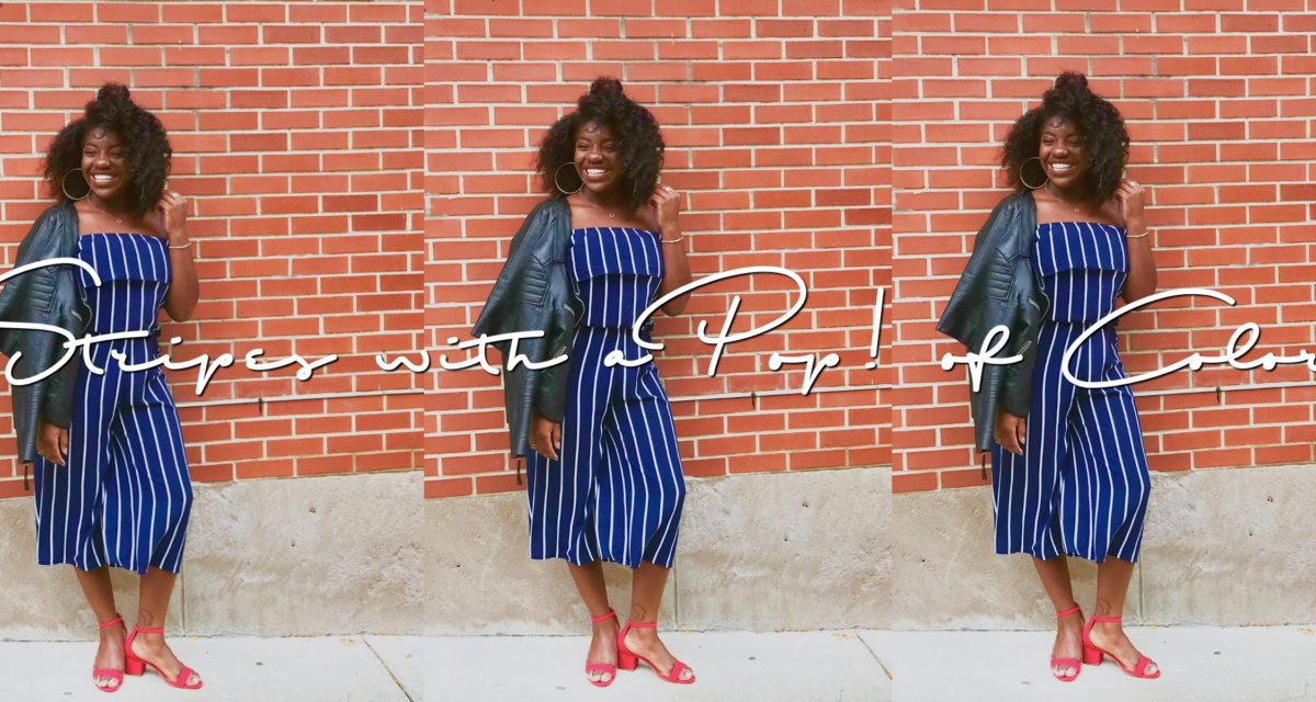 STRIPES with a POP of COLOR